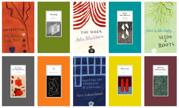 Book covers from a selection of Hazel Press titles