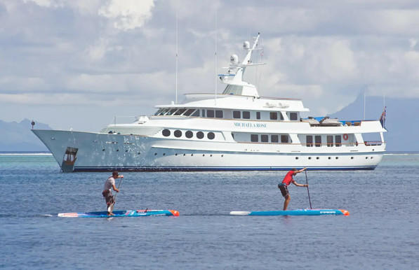 #HarlanCrow #SuperYacht #MicheaelaRose