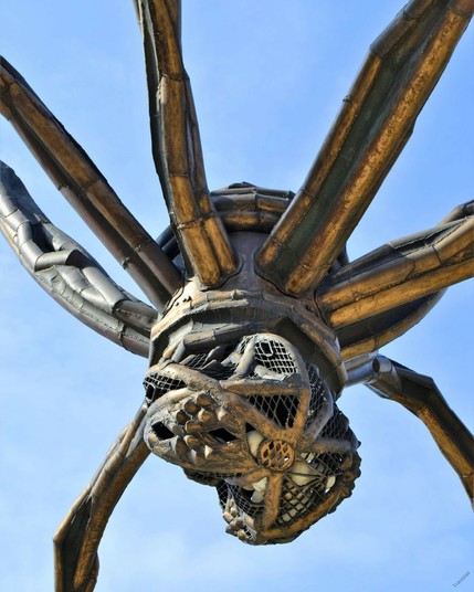 Giant Spider at Guggenheim Museum Bilbao in Spain