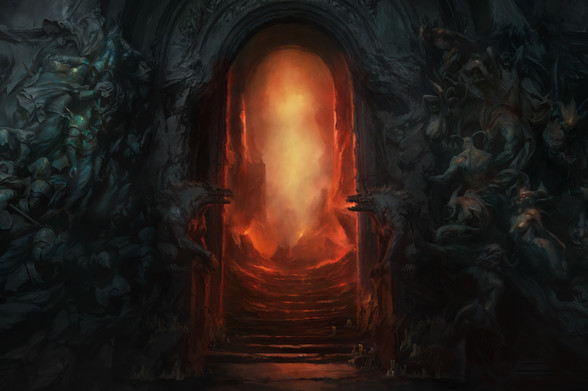 Gate to hell, spooky geology