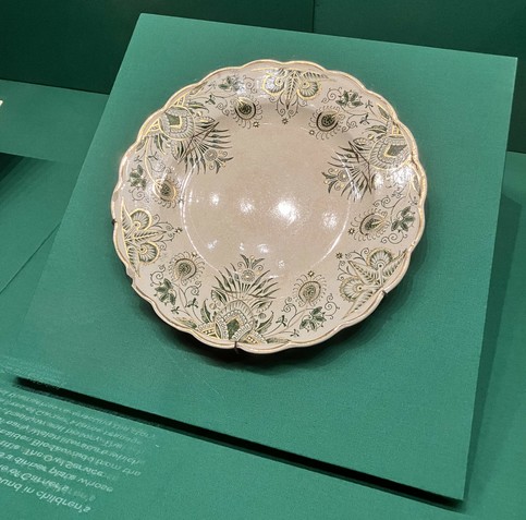 The original owls/flowers plate from Alan Garner's 'The Owl Service