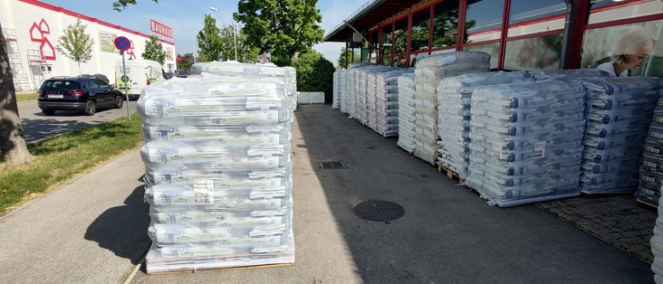 Die Zufahrt zum Fahrradständer... wer suchet der findet...