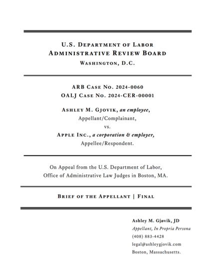 cover page of brief