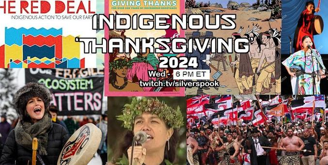 If you missed it, an indigenous 'Thanksgiving'  with various indigenous peoples