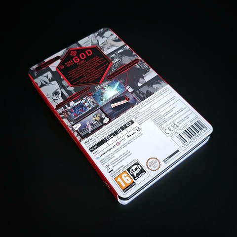 Tył opakowania z grą Anonymous;Code na konsolę Nintendo Switch.