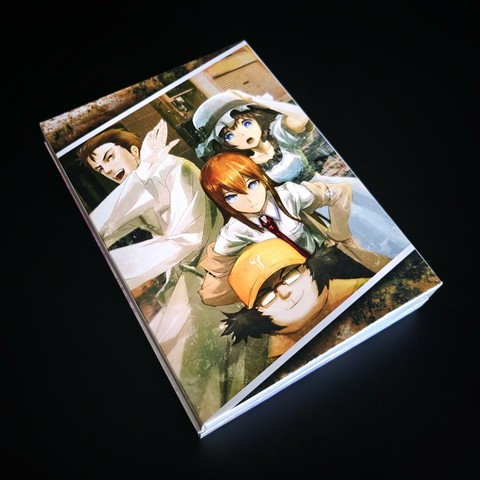 Front wewnętrznego opakowania z grą Steins;Gate: My Darling's Embrace na konsolę Xbox 360, wydanie japońskie.