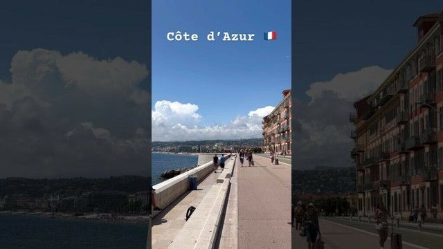 Côte d’Azur 🇫🇷 | Nice to Villefranche cycling #nicefrance #villefranchesurmer #cycling #travel
