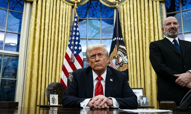 El presidente de Estados Unidos, Donald Trump. (EFE/EPA/AL DRAGO / POOL)