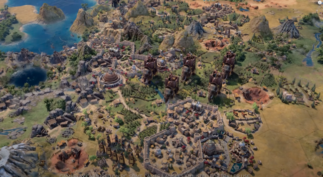 Screenshot from Civilization VII game