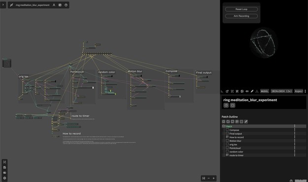 Screenshot of cables showing a patch.