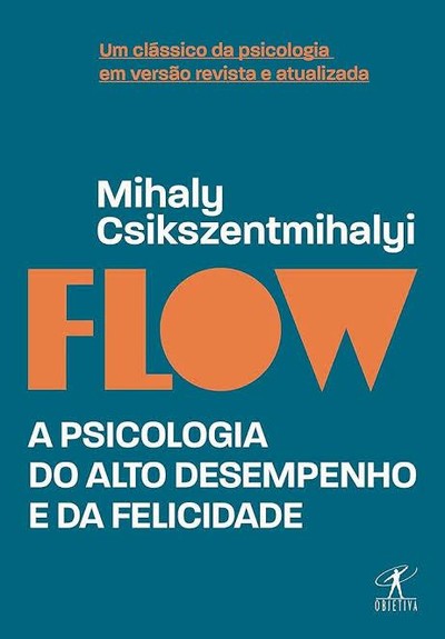 Capa do livro Flow do Mihaly Csikszentmihalyi.