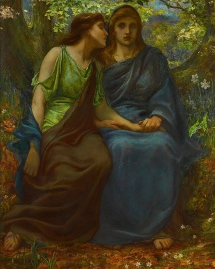 Painting : Demeter and Persephone, by John Dickson Batten