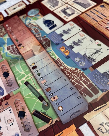 Spieletableaut Rival Cities