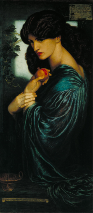 Painting : Proserpine, by Dante Gabriel Rossetti