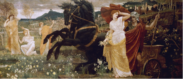Painting : The Fate of Persephone, by Walter Crane