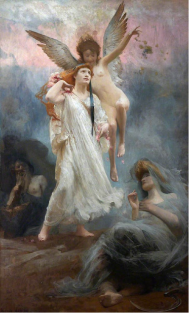 Painting : Persephone, by Arthur Hacker