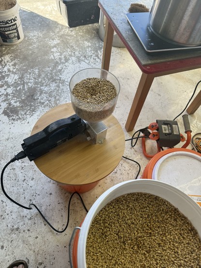 Milling the malt