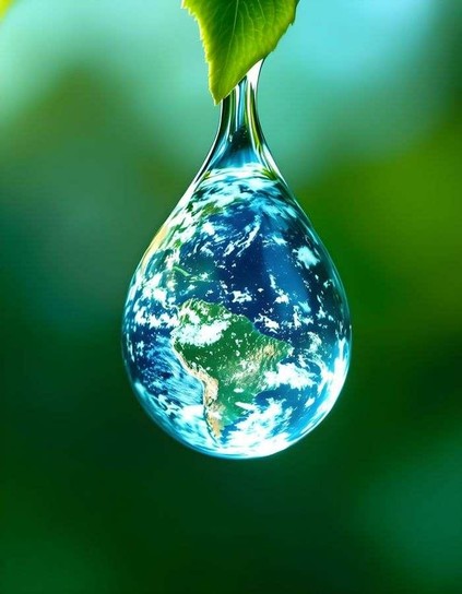 A earth inside of waterdroplet on apex of leaf 
.
.
#earth #waterdroplet #apex #leaf #water