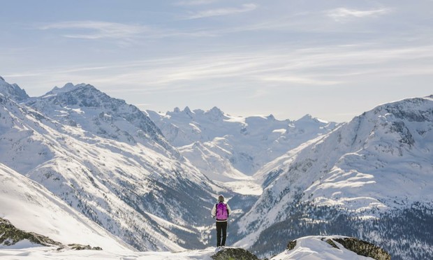 Un excursionista en los Alpes suizos en una imagen de archivo. (Getty Images)