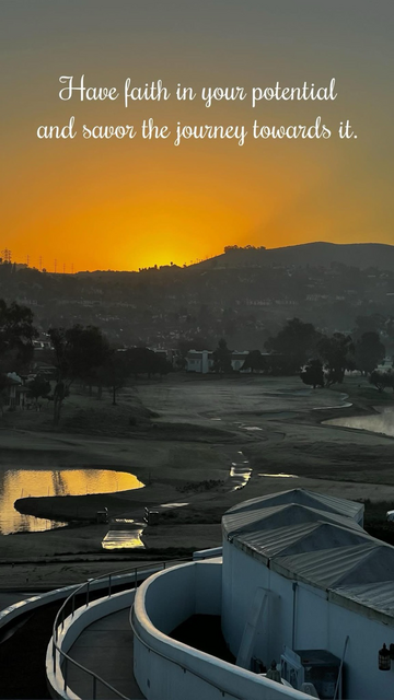 Dawn at the Omni La Costa golf resort