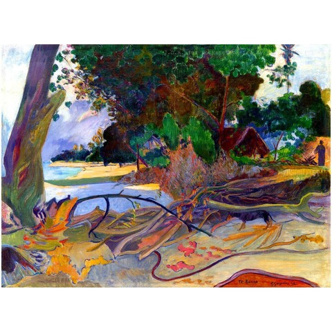 Te Burao The Hibiscus Tree 1892 Paul Gauguin