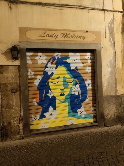 "Puccini's women, sentinels of Lucca" (it. Le donne di Puccini, sentinelle di Lucca) in the historic center of Lucca, located between via S. Paolino, piazza della Cittadella and via di Poggio (Italy)