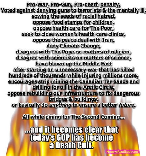 The GOP is a Death Cult.