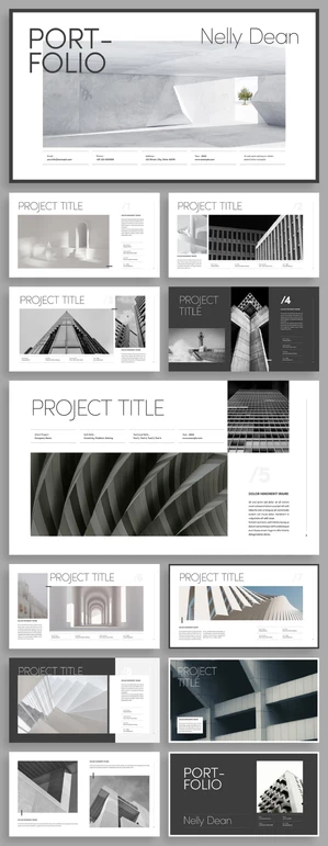 Portfolio Presentation Template by Bourjart for Adobe InDesign