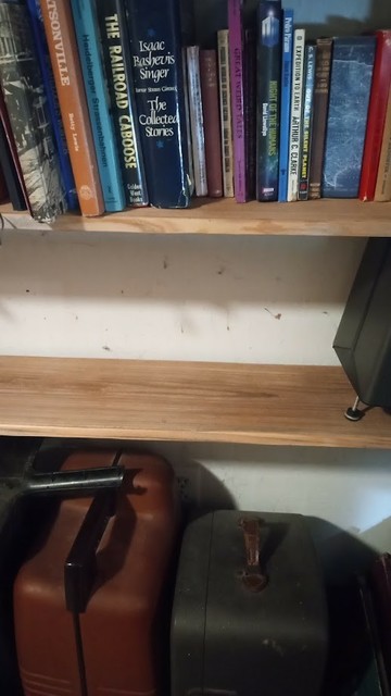 shelves installed