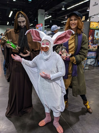 Loved seeing them at #WonderCon yesterday! #Anastasia #Rasputin #Bartok #Pooka