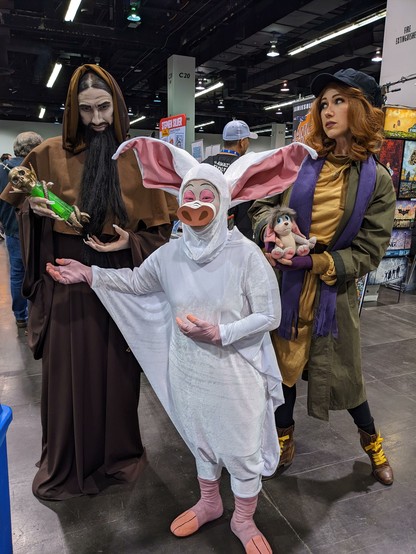 Loved seeing them at #WonderCon yesterday! #Anastasia #Rasputin #Bartok #Pooka