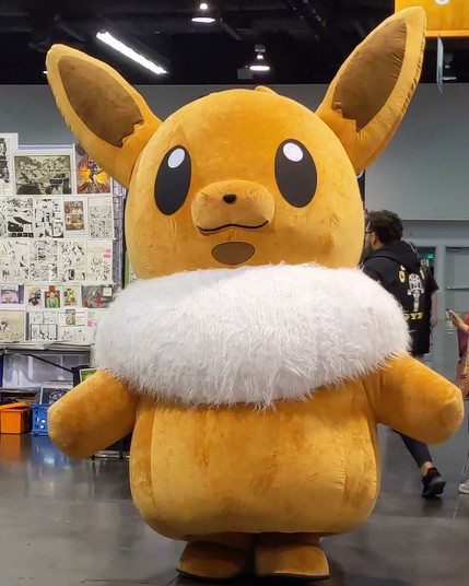 Eevee (Pokemon) walk-around character.