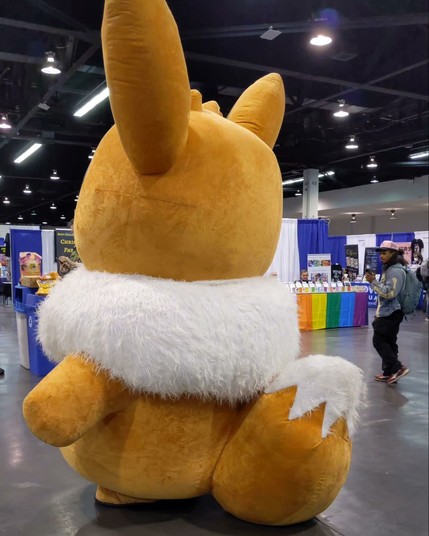 Eevee (Pokemon) walk-around character.