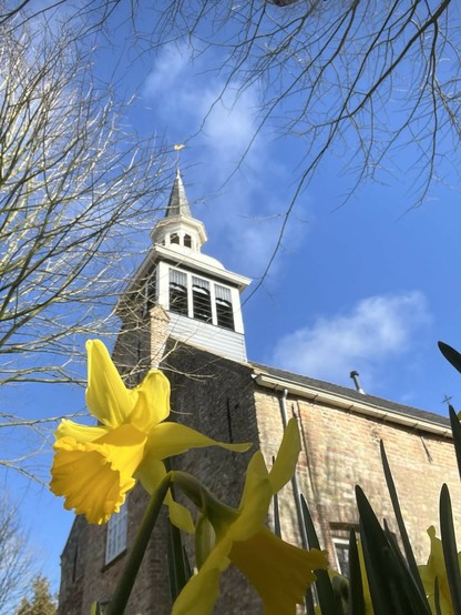 Gertrudiskerk Peins, etappekerk en refugio van Het Ziltepad