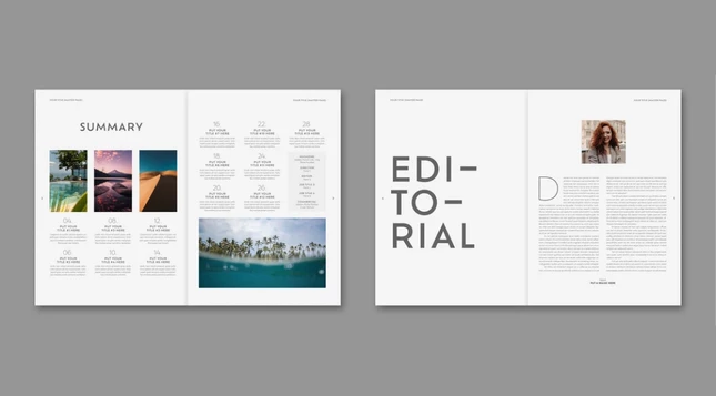 Magazine InDesign Template by Tom Sarraipo