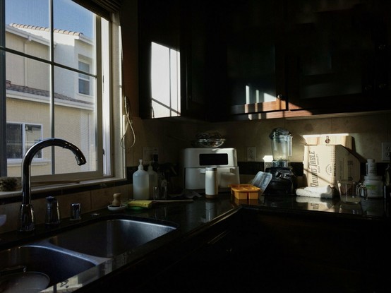 Kitchen in afternoon