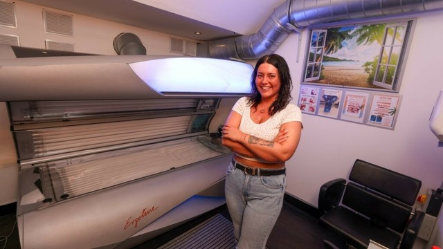 Inside UK's tanning capital where sunbed shops flog 50p a minute sessions to locals amid surge in deadly skin cancer