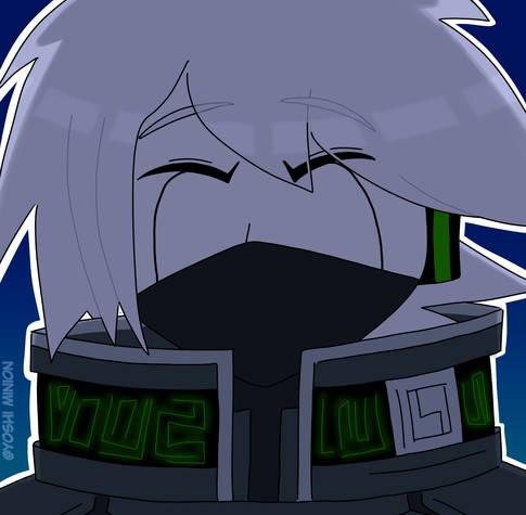 Kiibo is smiling through his mask :3