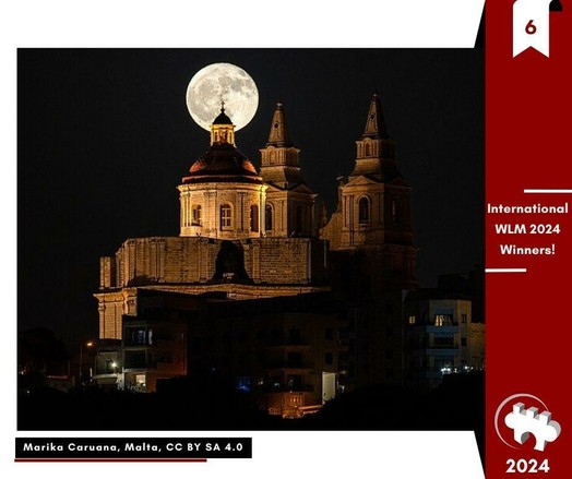 Mellieha Parish Church in  Mellieħa, Malta by Marika Caruana (image available under CC BY-SA 4.0 license)