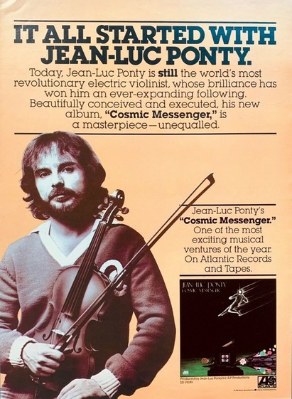 1978 - Jean-Luc Ponty - Cosmic Messenger - Atlantic Records