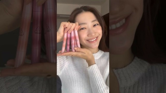 #3CE の#氷タンフル リップを全色塗ってみた💄