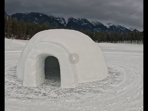 Igloo ice fishing fiasco