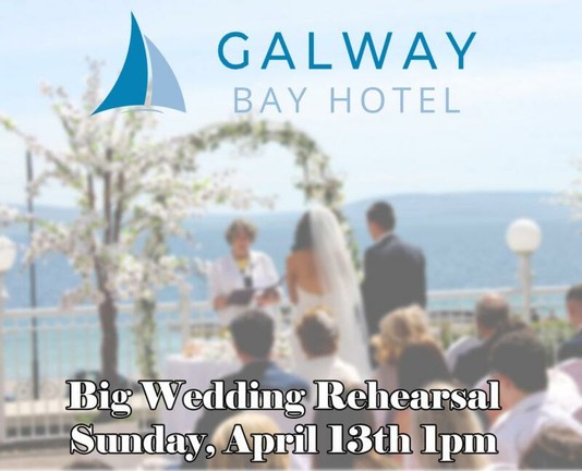 Galway Bay Hotel Big Wedding Rehearsal 13 April 2025