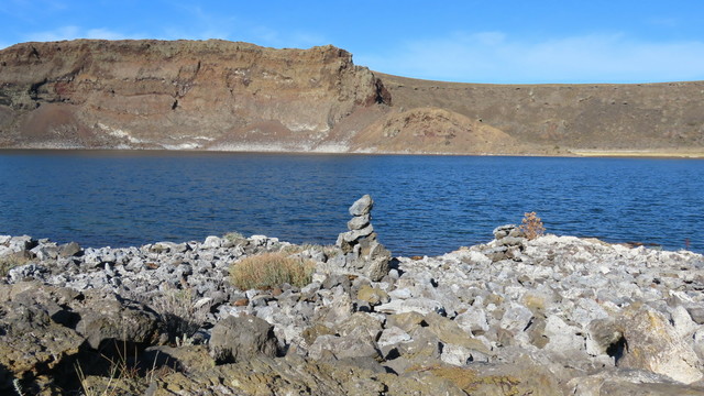 Laguna Azul. Lava wohin man schaut