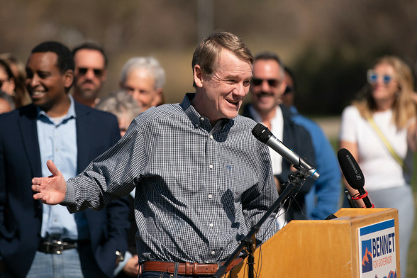Sen. Michael Bennet is officially running for governor