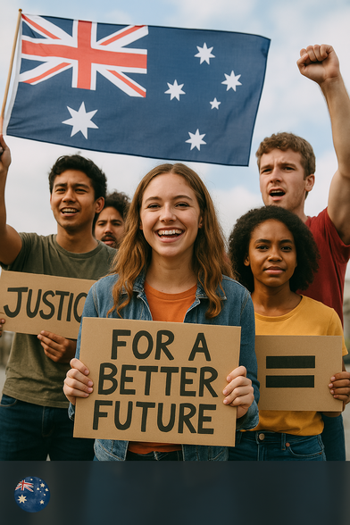 Follow https://socialjusticeaustralia.com.au and read how you can contribute to making Australia a place where everyone has the opportunity to thrive.