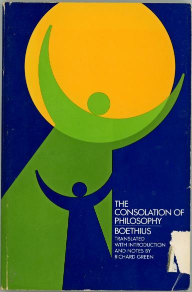 A stylized symbolic representation of a figure in blue with raised up. This figure is echoed in a larger figure in green, representing a higher reality.