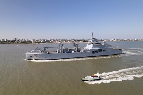 Two new European logistics support vessels enter sea trials