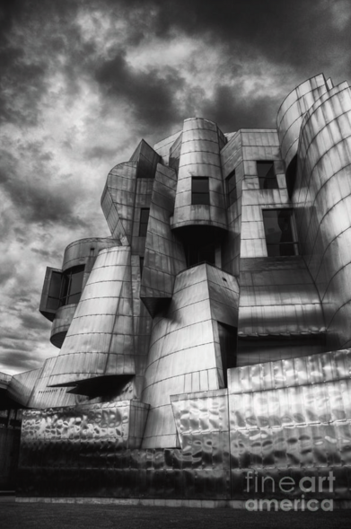 Frederick R. Weisman Art Museum – A Frank Gehry Masterpiece at the University of Minnesota

This compelling black-and-white image captures the dramatic exterior of the Frederick R. Weisman Art Museum, a striking architectural landmark designed by world-renowned architect Frank Gehry. Situated on the University of Minnesota campus, the museum is a bold exploration of form and material—its sweeping curves and angular planes of stainless steel creating a rhythmic dance of light and shadow.

Rendered in black and white, the photograph heightens the drama of Gehry’s sculptural design, stripping the scene to its essential contrasts and emphasizing the interplay of texture, structure, and luminosity. The absence of color allows the viewer to fully appreciate the tension between the museum’s flowing, organic elements and its jagged, industrial edges—hallmarks of Gehry’s deconstructivist style.

Frank Gehry, one of the most influential architects of our time, is known for challenging architectural norms. His designs, including the Guggenheim Museum in Bilbao and the Walt Disney Concert Hall in Los Angeles, blur the line between building and sculpture. 


https://fineartamerica.com/featured/frederick-r-weisman-art-museum-frank-gehry-university-of-minnesota-wayne-moran.html

#WeismanArtMuseum #FrankGehry #Minneapolis #Minnesota #architecture #artMuseum  #Landscape #photography #travel #travelphotography

#AYearForArt #buyintoArt