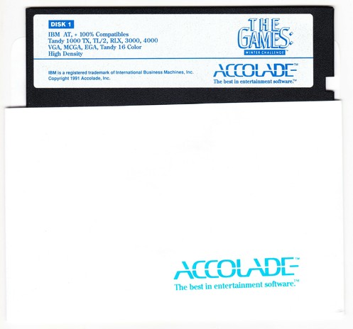 The Games: Winter Challenge, 5.25inch 1.2MB diskette
